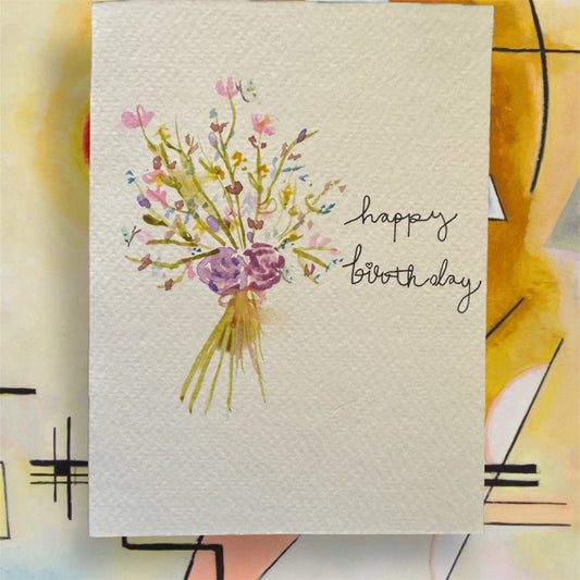 Custom hand-drawn greeting card